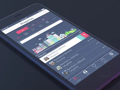 Real Estate Agent App For IOS design interfaces ios movinio product ui ux
