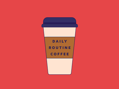 Coffee coffee cup daily food illustration mug routine to go vector