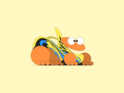 Rally Animal Bot animal art character clean color cute fun illustration kikillo club pet rally video game