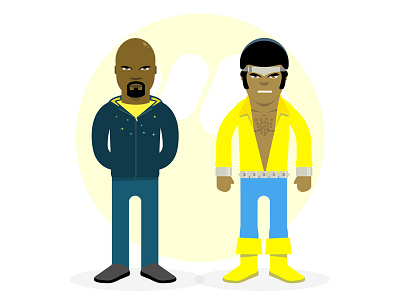 Luke Cage cage charadesign comics illustration luke marvel netflix vector