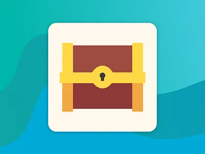 App Icon app branding icon logo sea treasure trove ui vector