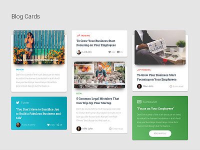 Material Kit PRO - Blog Cards blog cards bootstrap 4 ui kit bootstrap material design bootstrap4 kit material design premium product ui