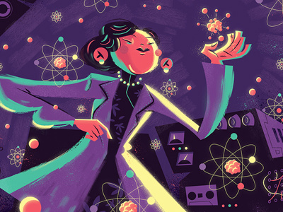 Chien-Shiung Wu art design illustration scientific