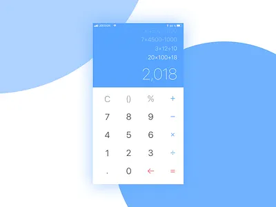 Daily UI challenge #004 Calculator 004 calculator challenge dailyui ui