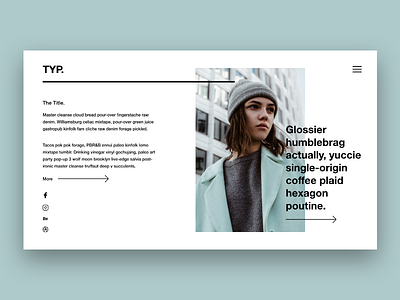 T Y P design graphic design interior design landing page typography ui ux web design