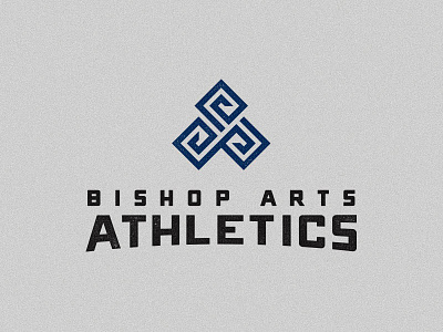 Bishop Arts Athletics art branding crossfit dallas design gym icon illustration logo texture triple spiral triskele