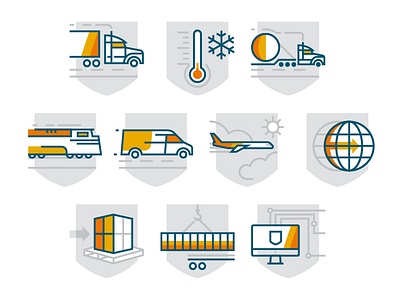 Freight Icons freight icon icons line monoweight transport truck trucking