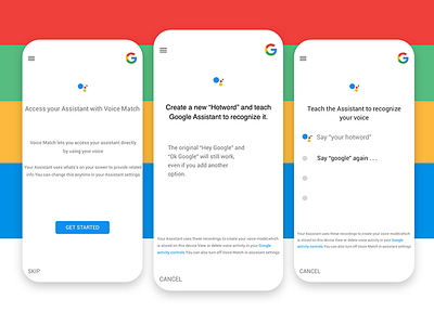 Google Assistant Custom Hotword ui assistant custom google hotword minimal redesign