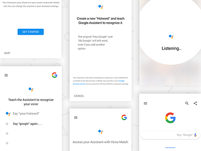 Google Assistant Custom Hotword Ui assistant custom google hotword minimal redesign