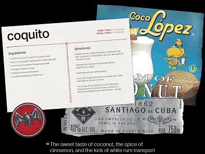 a recipe for a helium holiday! email marketing graphic design holiday recipe