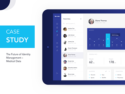 The Future of Identity Management – Medical Data app chat data fitness healthcare identity ipad management mobile patient profile tablet