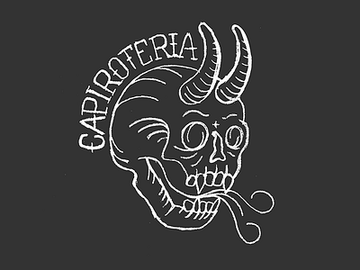 Brand Capiroteria Studio branding handlettering logo