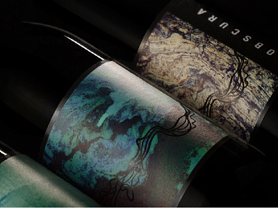 Obscura Wine packaging packaging design print wine wine label