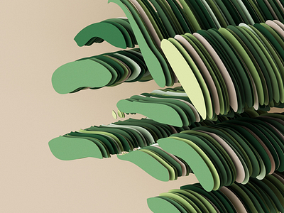 Visual workout 🍏 3d cinema4d composition green illustration minimal redshift