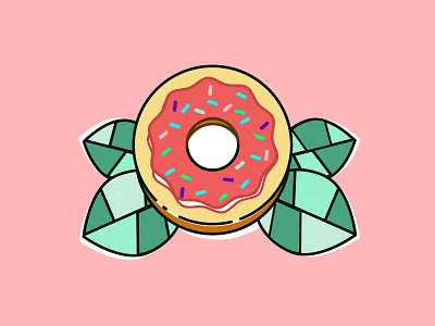 Rose Donut donut rose