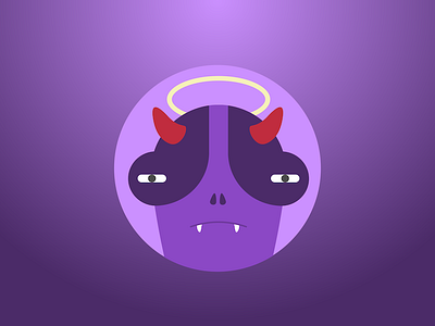 Monsters for Sketch build free kit monsters promo sketch template ui violet