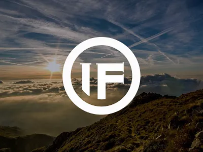 INTERNATIONAL FINTECH branding circle financial fintech hi tech icon identity logo online banking startup symbol typography