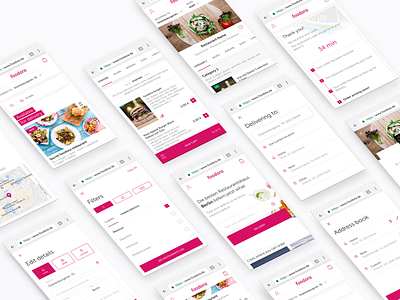 Foodora mWeb product design uiux