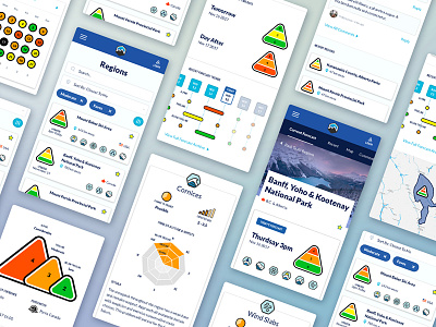 Backcountry Avalanche Warning Interface 1 app for hire interface mobile site ui ux vancouver web
