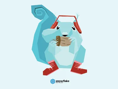 Snowflake app article branding illustrations mobile stickers ui ux website