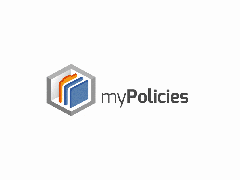 myPolicies Logo and Animation animation logo logo design