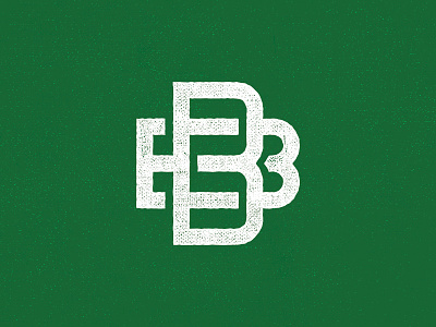 BB bb letters monogram