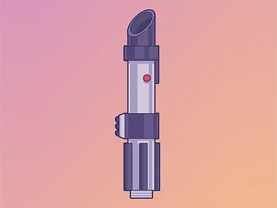 Lightsaber illustration vector vector illustration