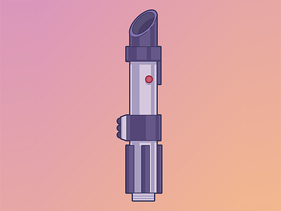 Lightsaber illustration vector vector illustration