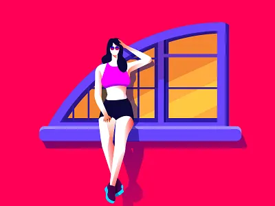 Stay classy! character clothes design fashion illustration lady people summer woman