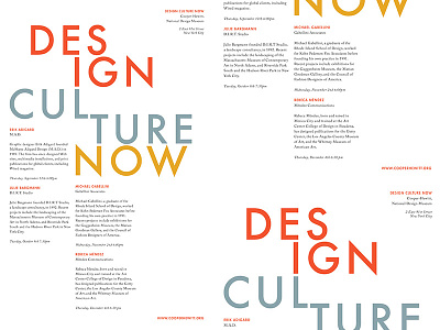 Design Culture Now