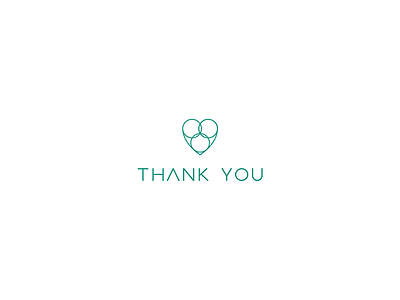 Thank you - Nymphaea design geometry graphic green heart