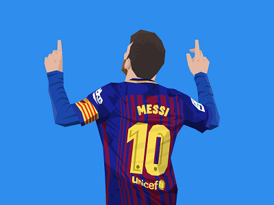 Leo 10 argentina barcelona football illustration leo lionel messi vector