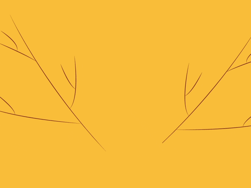 Autumn ^ _ ^ 2d animation autumn character color design gif girl illustration leaves motion wind