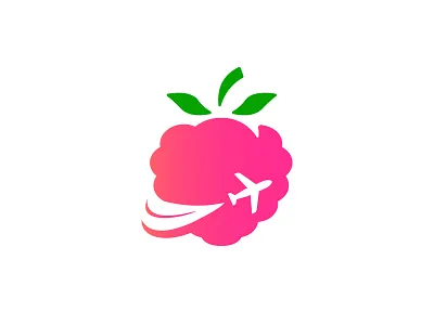 MalinaTur - logo air icon logo malina raspberries travel tur