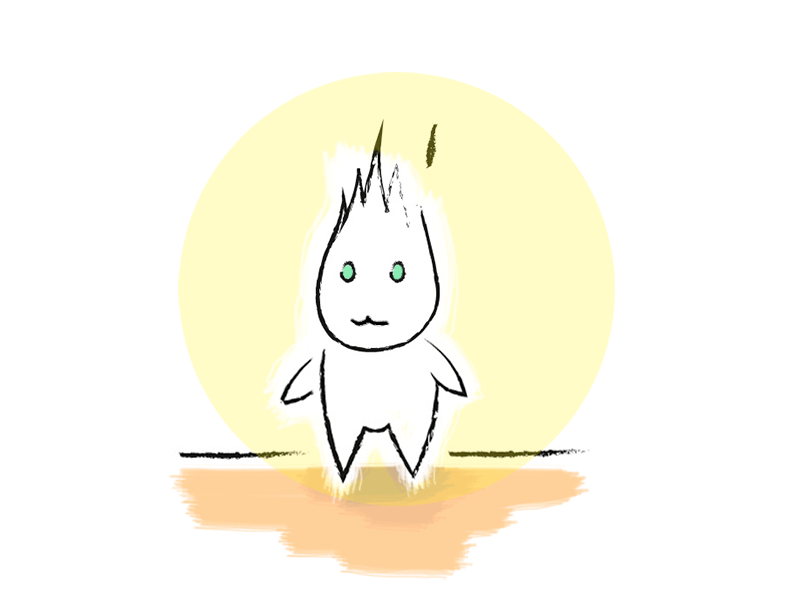 Character illustration candle candlelight character cute fire fireart flames illustration light