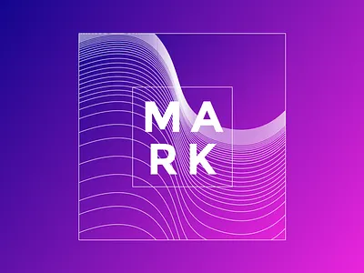 February Mark gradient lines sketch