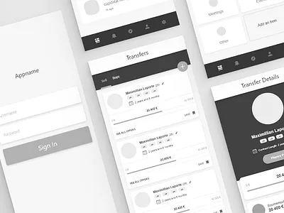 Transfers: Wireframe market sports transfer transfermarket wireframe