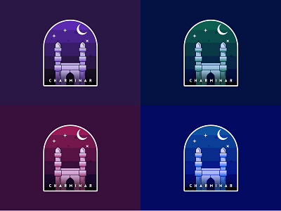 Charminar - Badge - Color Tone charminar hue palette tone ui visual