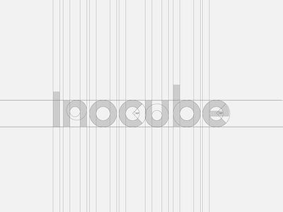 Inocube Wordmark Grid blue minimal modern click geometric flat custom wordmark logotype geometry geometrical grid logo mark symbol negative space out of the box pixel perfect developement software dev developer