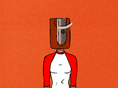 Sharpen your mind art artwork brain diego la diabla drawing gif illustration literally loop mind sharpen sharpener