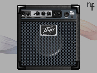 Amp bass amp graphic art illustrator