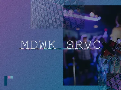 Mdwk Shot color identity layout offgrid pattern shapes typography