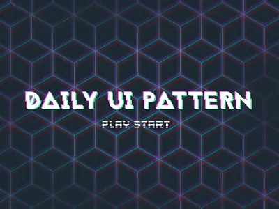 Daily UI 059 - Background Pattern daily pattern ui