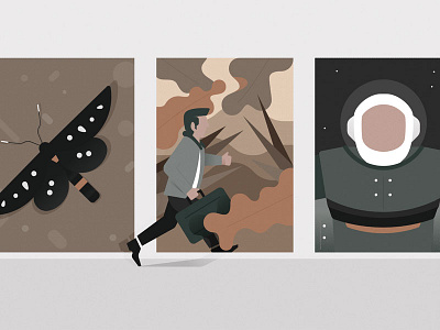 Walter Mitty film graphic design illustration surrealism walter mitty