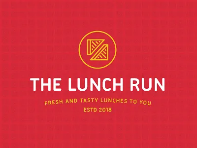 The Lunch Run art direction brand branding design fresh logo lunch run sandwich soup tasty van