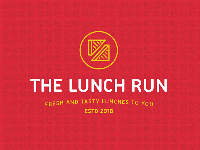 The Lunch Run art direction brand branding design fresh logo lunch run sandwich soup tasty van