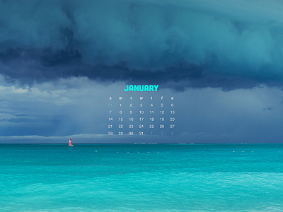 January 2018 28 70mm calendar download ocean photography sony a7 turks and caicos wallpaper