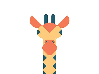 Giraffe africa animal animals geometric giraffe savannah zoo