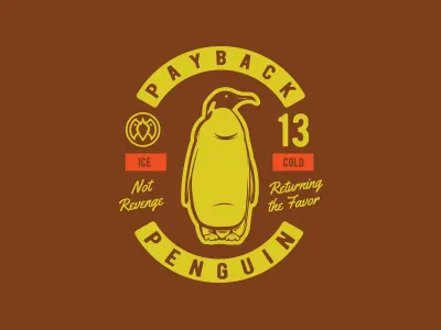 Returning the Favor cold ice payback penguin penguin teeshirt