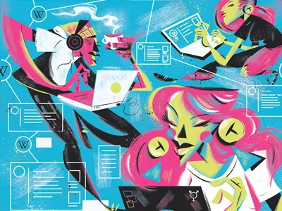 Galileu Magazine design draw editorial illustration magazine wikipedia